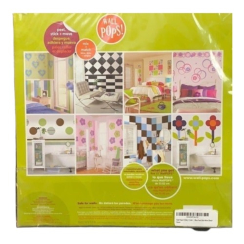 Wall Pops Ribbon Candy Stripe Dot‎ Removable Wall Decals Stickers Decor New - Picture 2 of 6